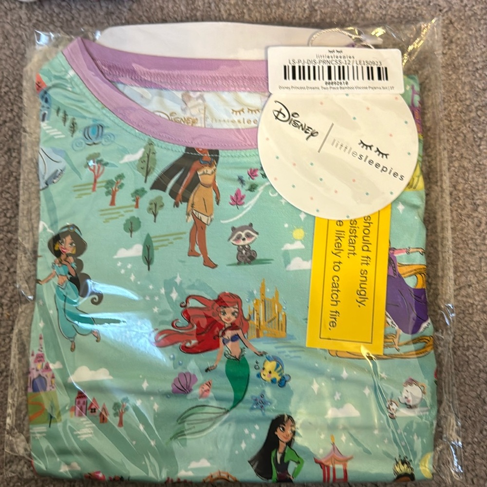 Little Sleepies Disney Princess Dreams 2 Piece Pajama